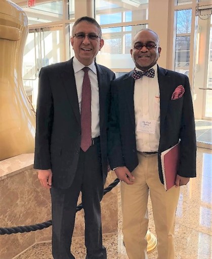 Dr. Mohammed Abdullah Saud Alessia, Cultural Attache, Saudi Arabian Cultural Mission with Dr Lowe Educational Consultant Admissions Advisor