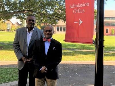 Sam_Washington_Dr_Paul_Lowe_at_Lawrenceville_School