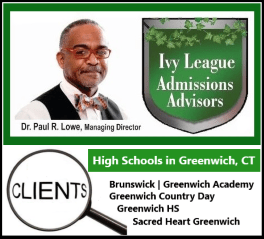 Congratulations to our Clients Who Attend Greenwich High School or the Upper School of Private Schools in Greenwich CT
