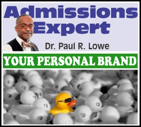 Your Personal Brand in Admissions Matters