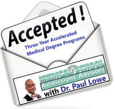 Accepted Three Year Medical School Program Clients Dr Paul Lowe