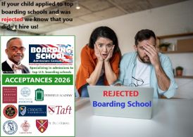 Rejected from Top Boarding Schools