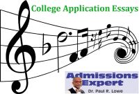 College application Essays